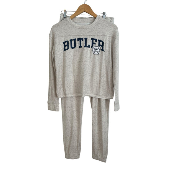 unknown Other - Butler Bulldogs Pajama Lounge Set Womens Large Jogger PJ's 2 Piece Soft Cozy